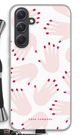 Hands pink