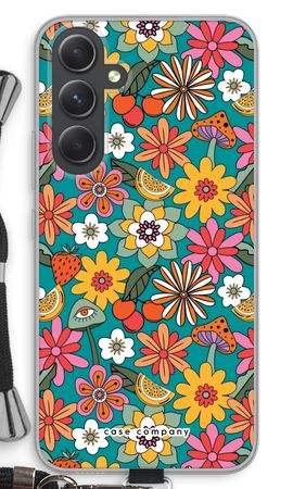 Retro Flowers N°2 - Blue