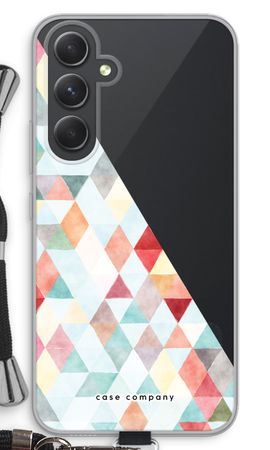 Coloured triangles pastel