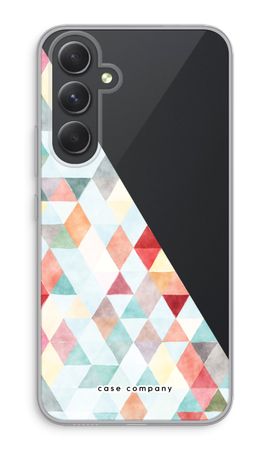 Coloured triangles pastel