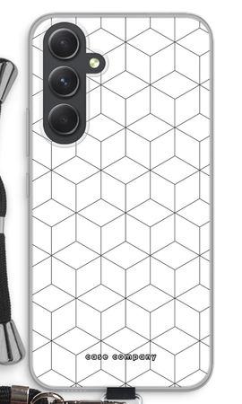 Cubes black and white