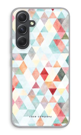 Coloured triangles pastel