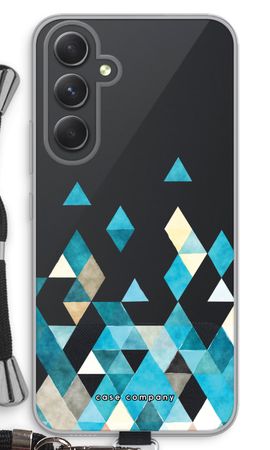 Coloured triangles blue