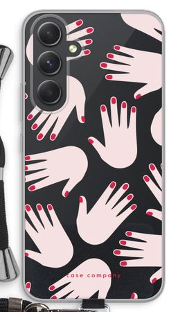 Hands pink