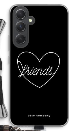 Friends heart black