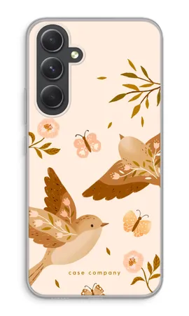 Fluttering Pair, Samsung Galaxy A54 pehmeä kotelo