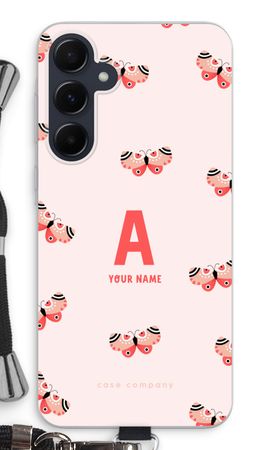 Rosy Butterflies Monogram