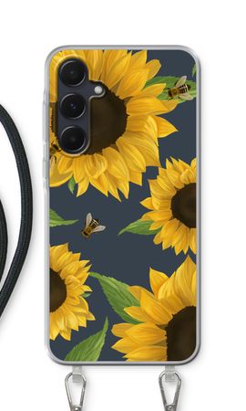 Sunflower and bees