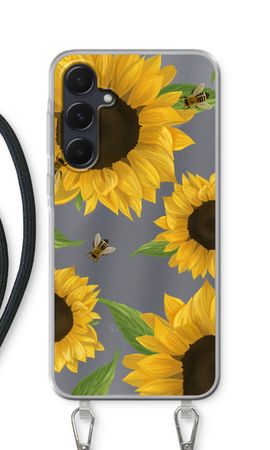 Sunflower and bees