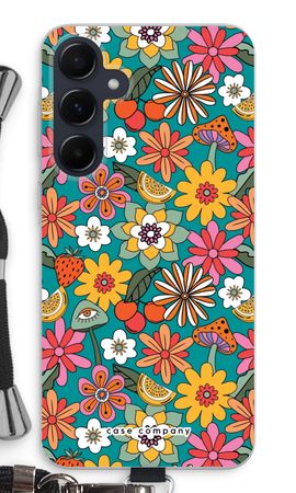 Retro Flowers N°2 - Blue