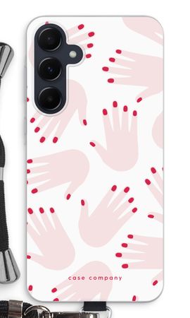Hands pink