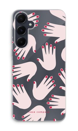 Hands pink