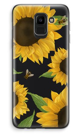 Sunflower and bees