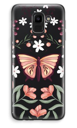 Butterfly in a floral world