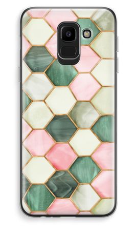 Hexagons in stained glass