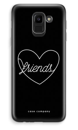 Friends heart black