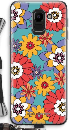 Retro Flowers - Blue