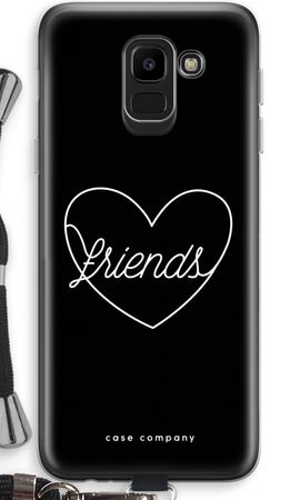 Friends heart black