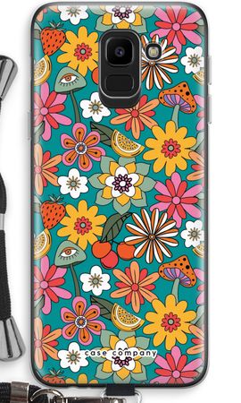 Retro Flowers N°2 - Blue