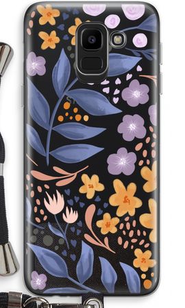 Flowers with blue leaves