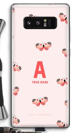 Rosy Butterflies Monogram