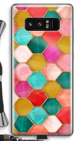 Hexagons in stained glass