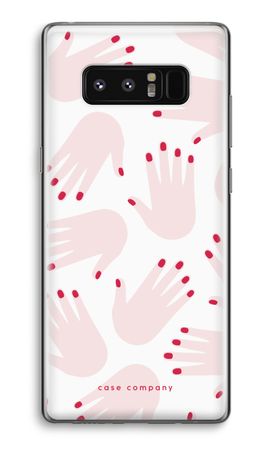 Hands pink