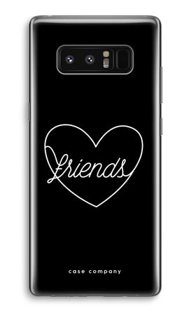 Friends heart black