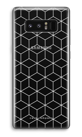 Cubes black and white