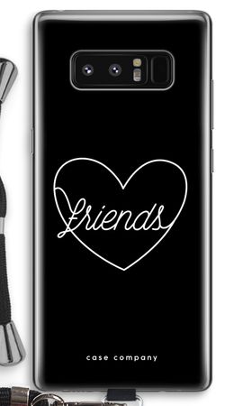 Friends heart black