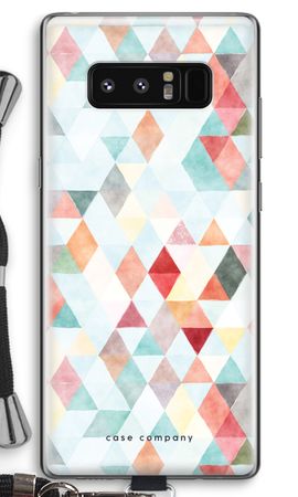 Coloured triangles pastel