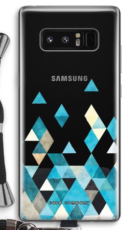 Coloured triangles blue