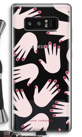 Hands pink