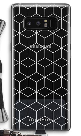 Cubes black and white