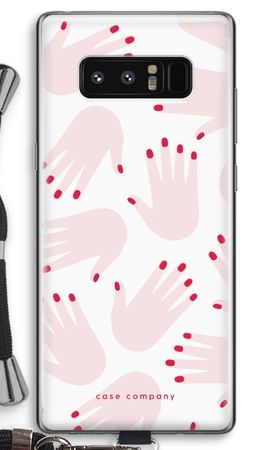 Hands pink