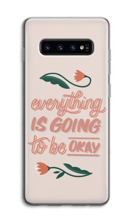 Optimistic flower girl