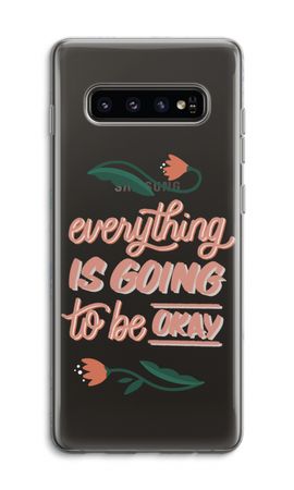 Optimistic flower girl