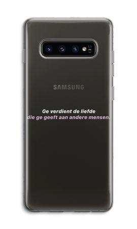 Ge verdient de liefde