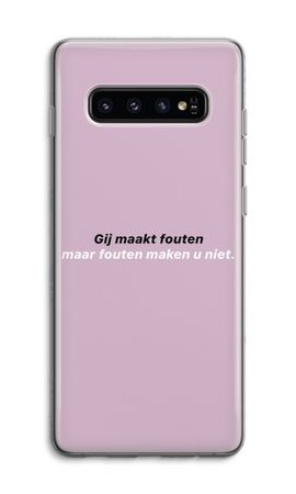 Fouten maken u niet