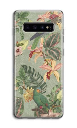 Tropical jungle parrot