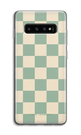 Checkered Mint, Mekana maskica Samsung Galaxy S10 4G