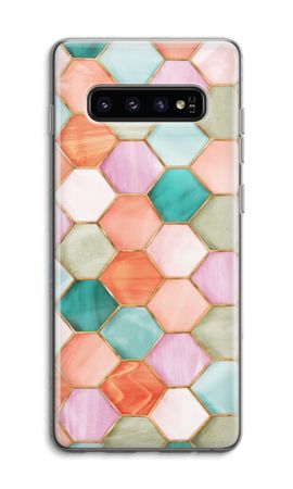 Hexagons in stained glass