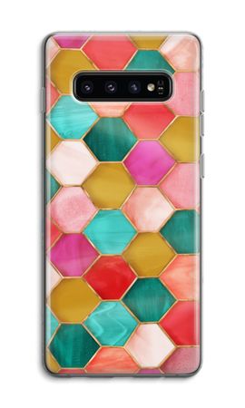 Hexagons in stained glass