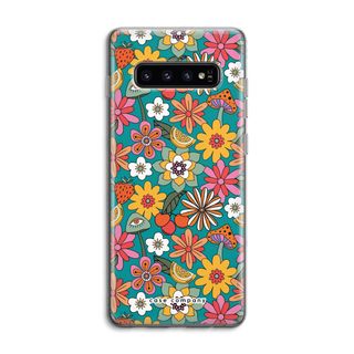 Retro Flowers N°2 - Blue