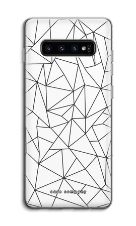 Schwarze geometrische Linien