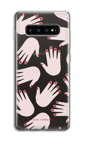 Hands pink