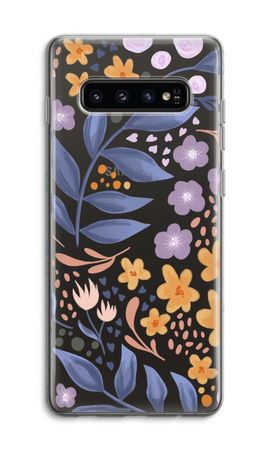 Flowers with blue leaves