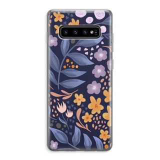 Flowers with blue leaves