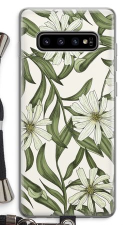 White flower pattern