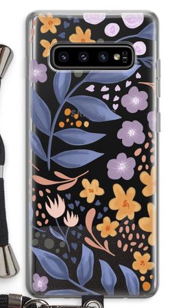 Flowers with blue leaves